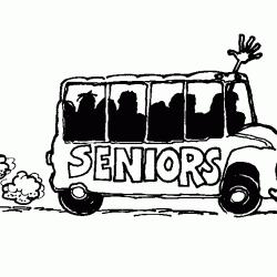 Graphic of a Seniors bus
